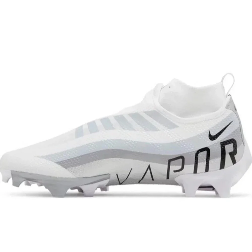 Nike Vapor Edge Pro 360 White Football Cleats Shoes Sneakers Men’s Size 8